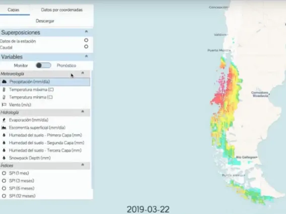 Chile Flood and Drought Monitor