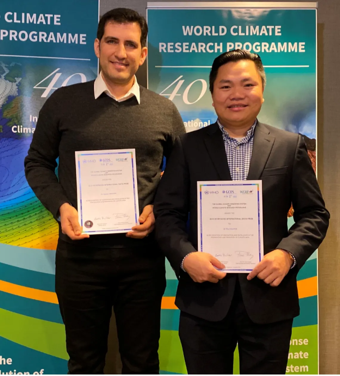 Phu Nguyễn and Hamed Ashouri Award