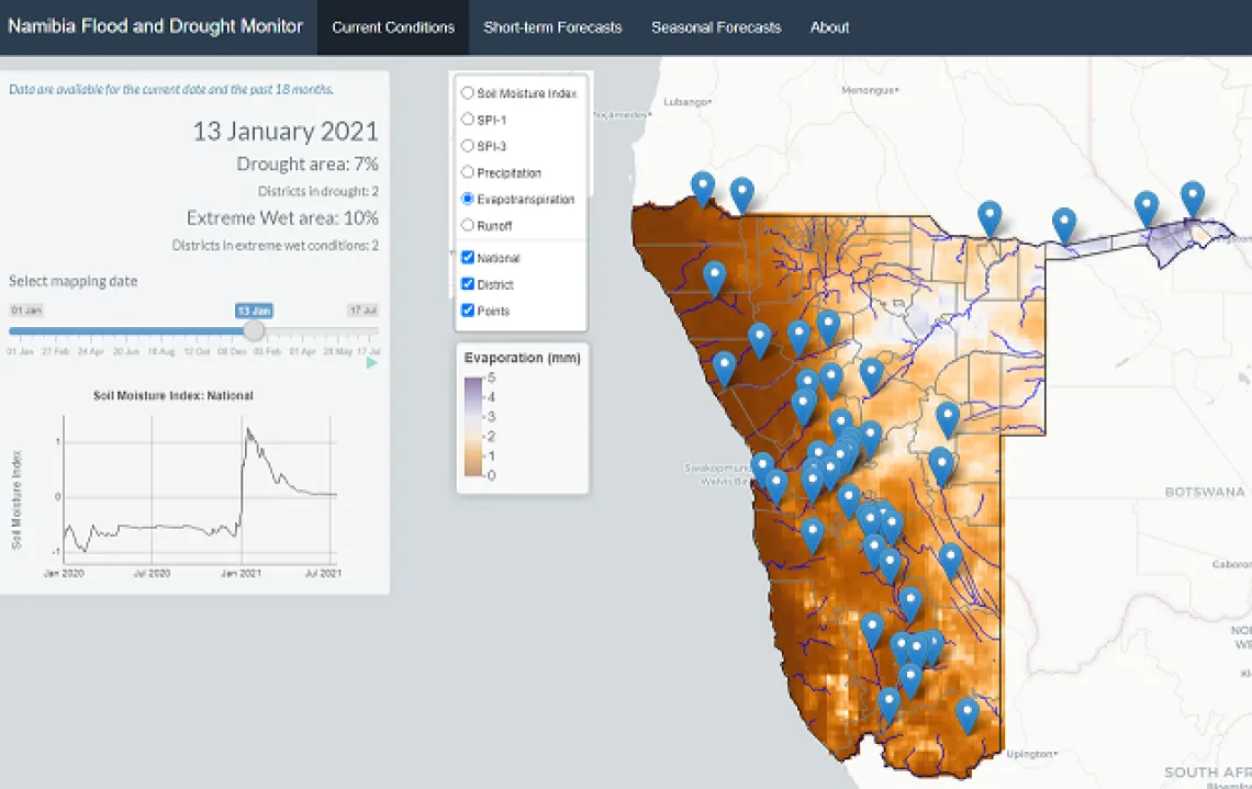 Namibia Flood and Drought Monitor