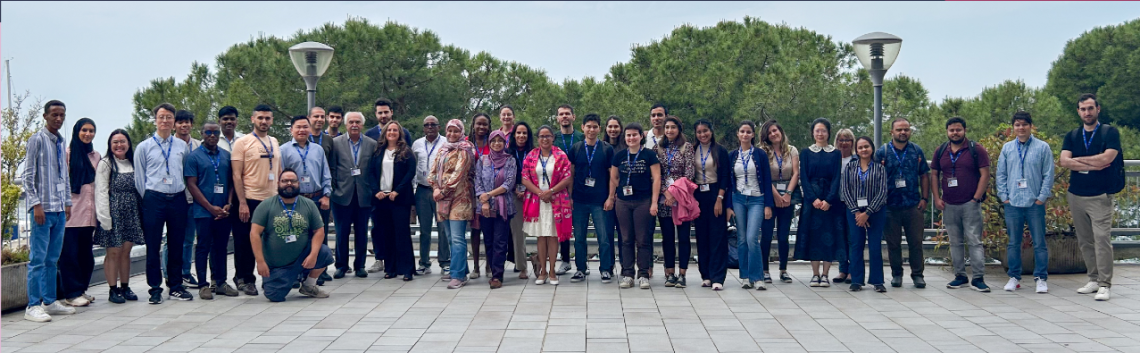 Participants at ICTP Water Resources Course